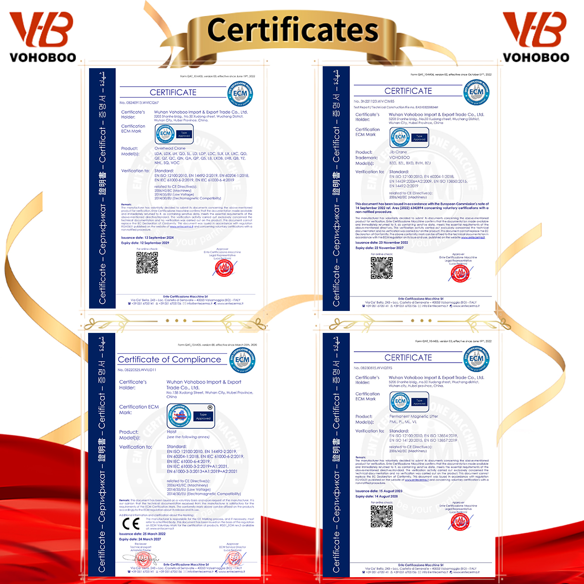 Advanced European Type Wire Rope Hoist with Smart Control System for Material Handling Factory