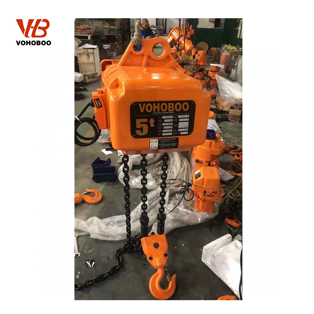 HHBB Electric Chain Hoist 2 Ton with Heavy Duty Load Chain VOHOBOO