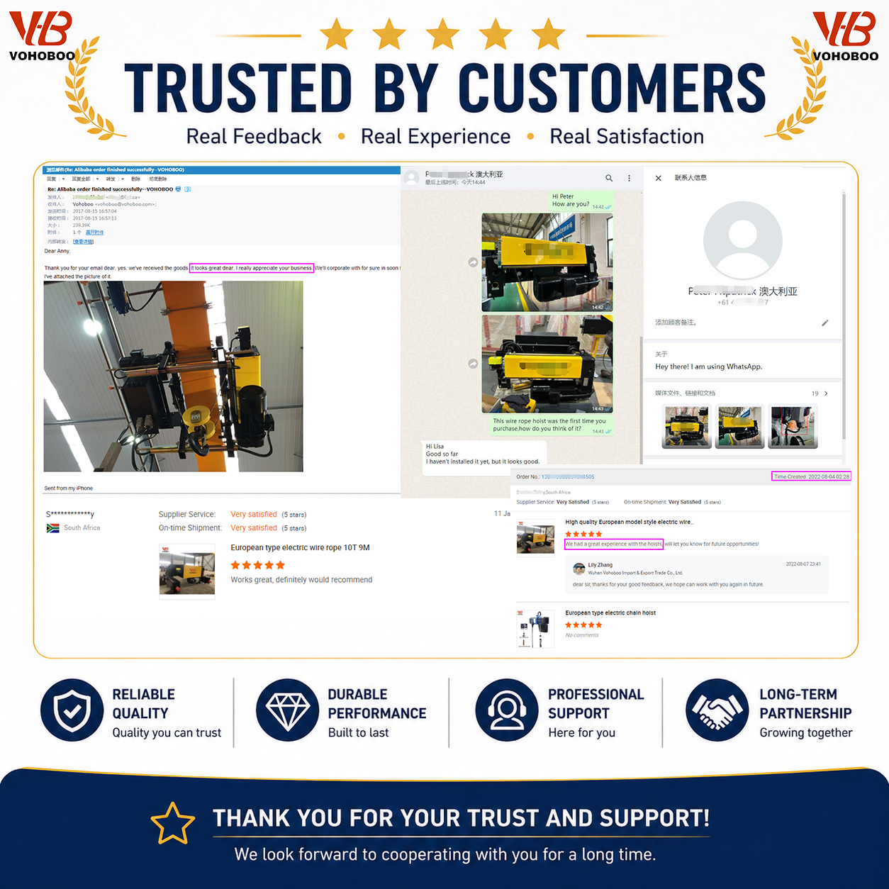Industrial Grade European type Electric wire rope hoist with Heavy Duty M7 Duty Cycle for Intensive Production Lines Factory