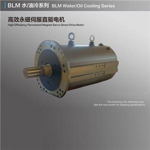 BLM Su/Yağ Soğutma Yüksek Verimli Daimi Mıknatıslı Servo Doğrudan Tahrik Motoru