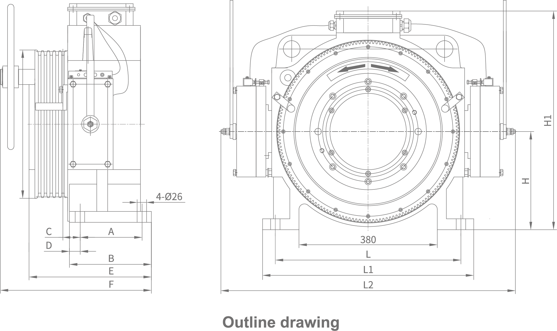 cargo elevator‌ motor