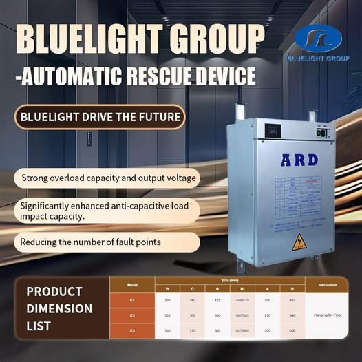 DISPOSITIVO DE RESCATE AUTOMÁTICO BLUELIGHT GROUP - ALTA CAPACIDAD DE SOBRECARGA