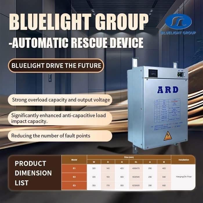 Superior Performance & Technical Features of Elevator Automatic Rescue Device