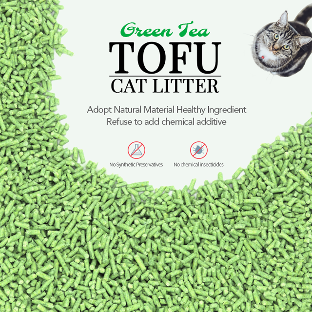 geen Tea Tofu Cat Litter