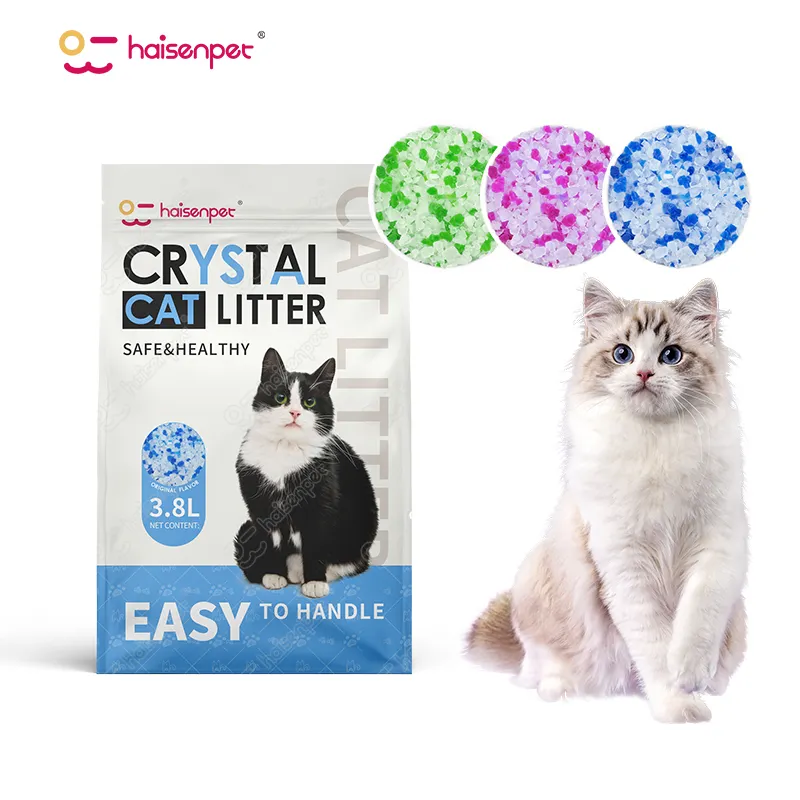 Buy OEMCrystal Silica Gel Cat Litter, Purchase crystal silica gel cat sand, silica crystals cat litter safe Price