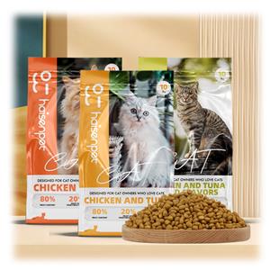 OEM ODM precio bajo chino 10Kg múltiples sabores y formas comida para gatos fresca natural de carne de pollo