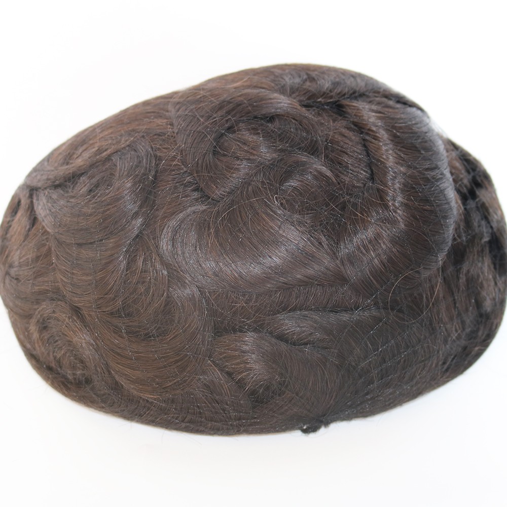 Lace Toupee For Men With Super Thin Skin Around Hair System