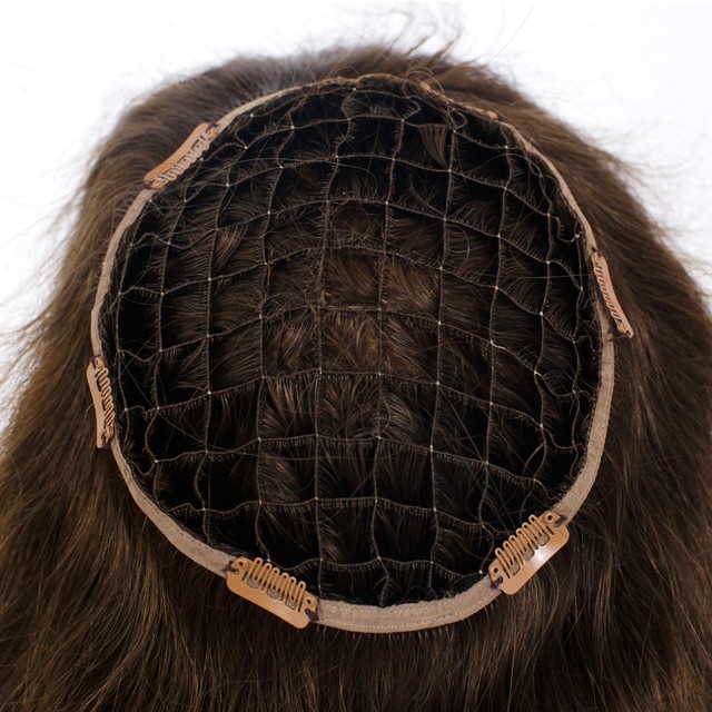 Sistema di capelli per l'integrazione dei capelli umani della linea PE per le donne