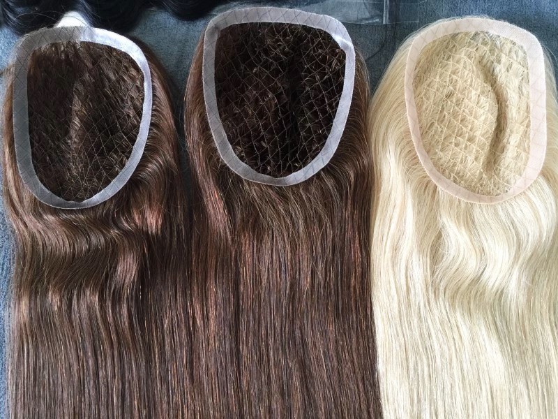 Sistema di capelli per l'integrazione dei capelli umani della linea PE per le donne