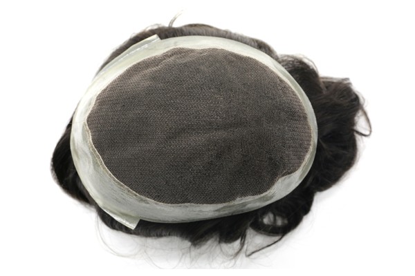 Lace Toupee For Men With Poly Around Stock Sthair System