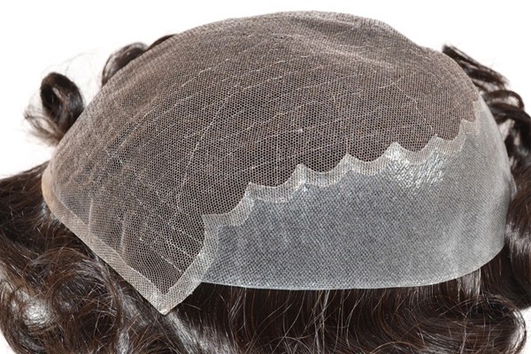 Уникально разработанная система замены волос задней части фронта шнурка поли