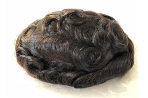 Puのコーティングの男性の毛の取り替えシステムが付いている新しいFWMのヘアピース