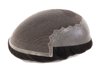 Mono mit Muschelhaut-Gaze-Umfang-Haarteilen für Männer