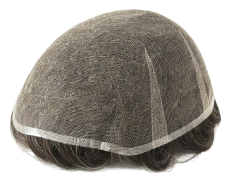 Stock Französisch Spitze vorne Poly zurück Cutaway Haarteile für Männer
