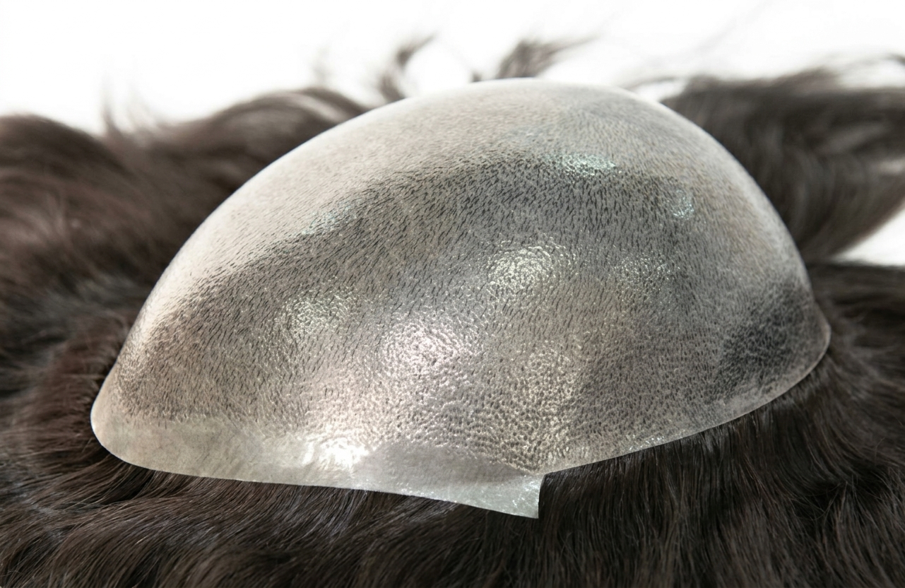 Injected Thin Skin Hair Replacement System Toupet für Männer