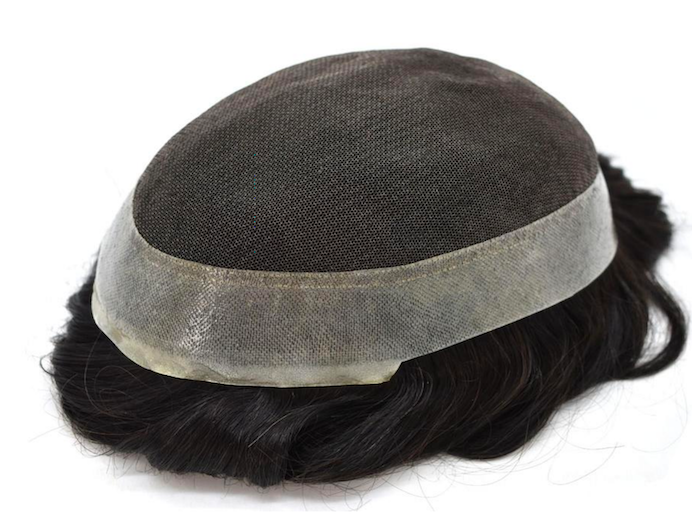 Lace Toupee For Men With Poly Around Stock Sthair System