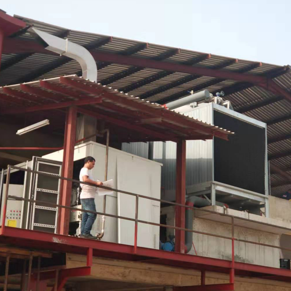 Серия абсорбционных чиллеров с прямым нагревом LiBr для пищевой фабрики в Нигерии