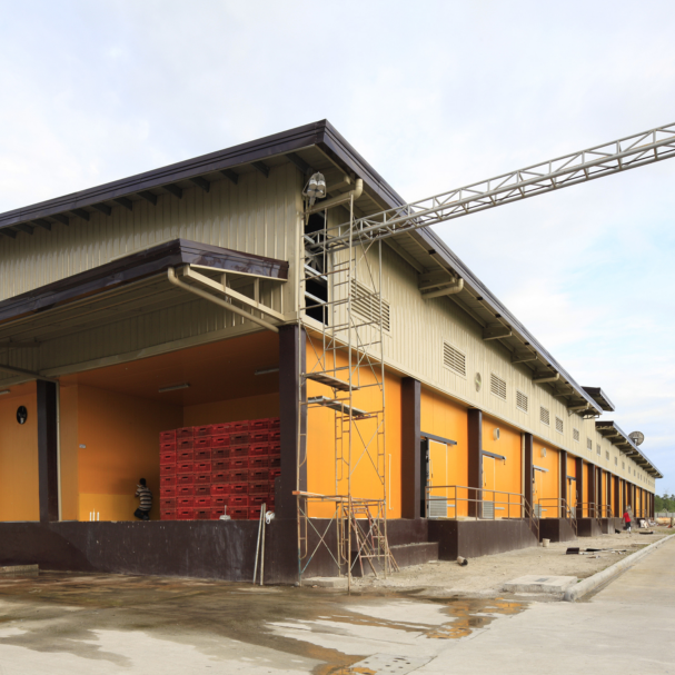 Planta de processamento de laticínios