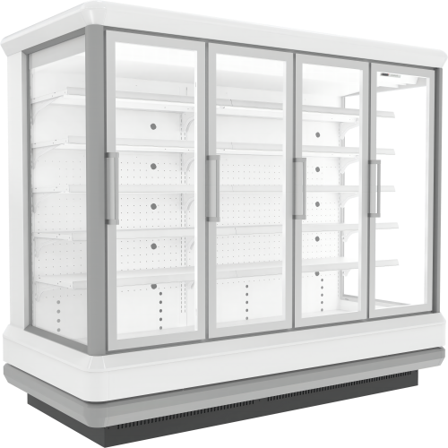 Commercial Multideck Supermarket Refrigerator for Fresh Vegetable and Fruit Display