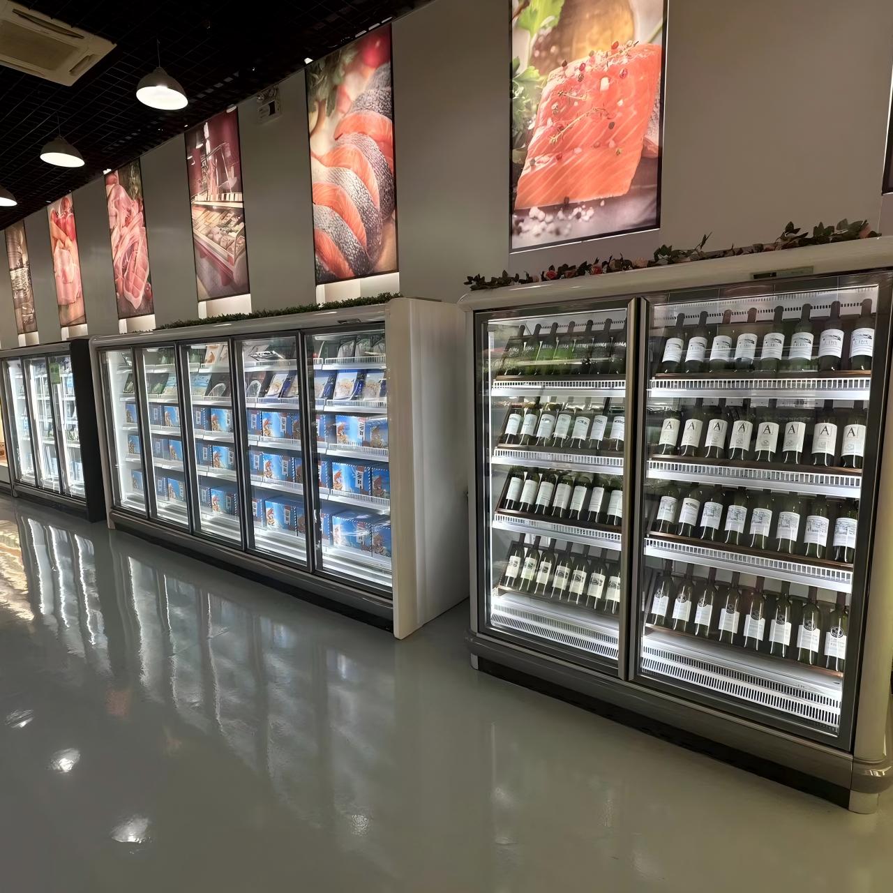 Vitrină de refrigerare Fabrică