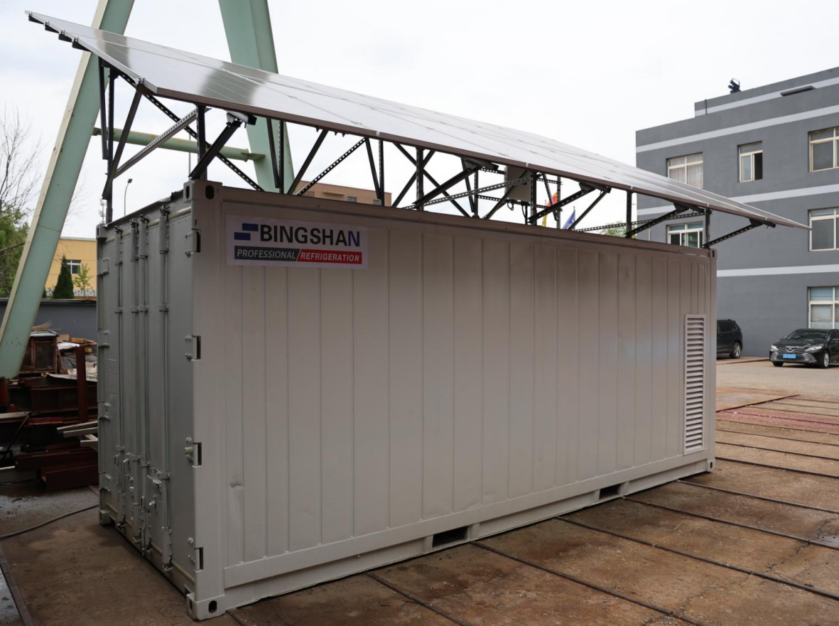 Solar cold storage unit