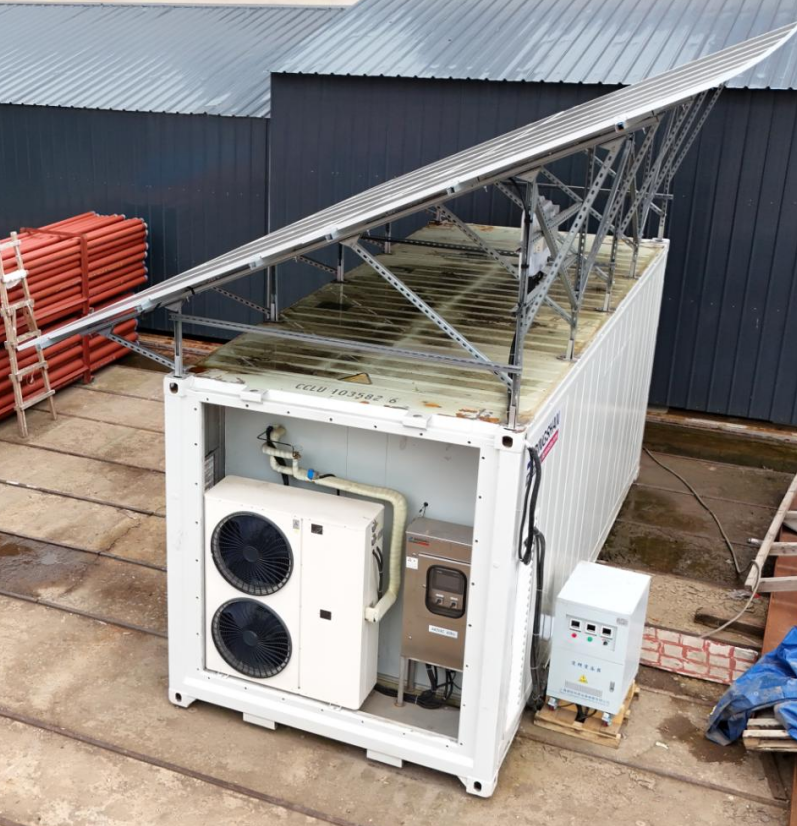 Solar cold storage unit