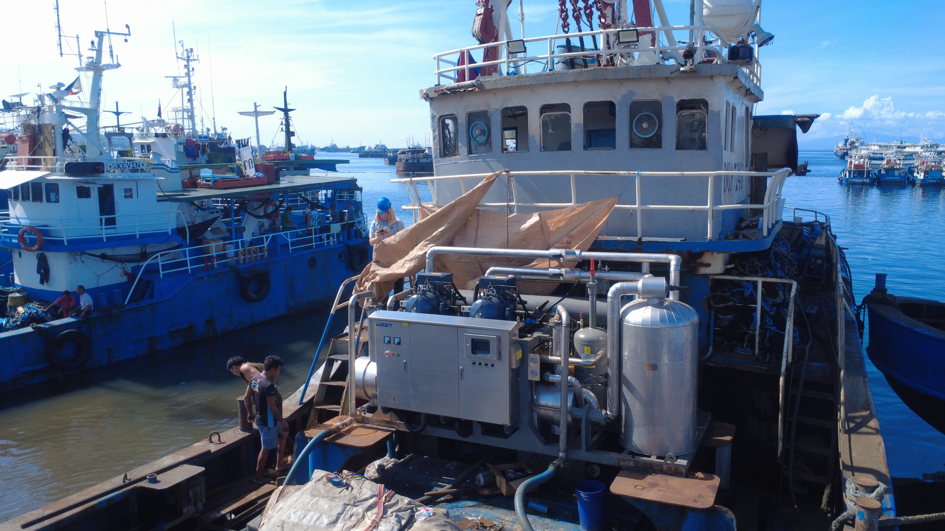 marine refrigeration compressor unit