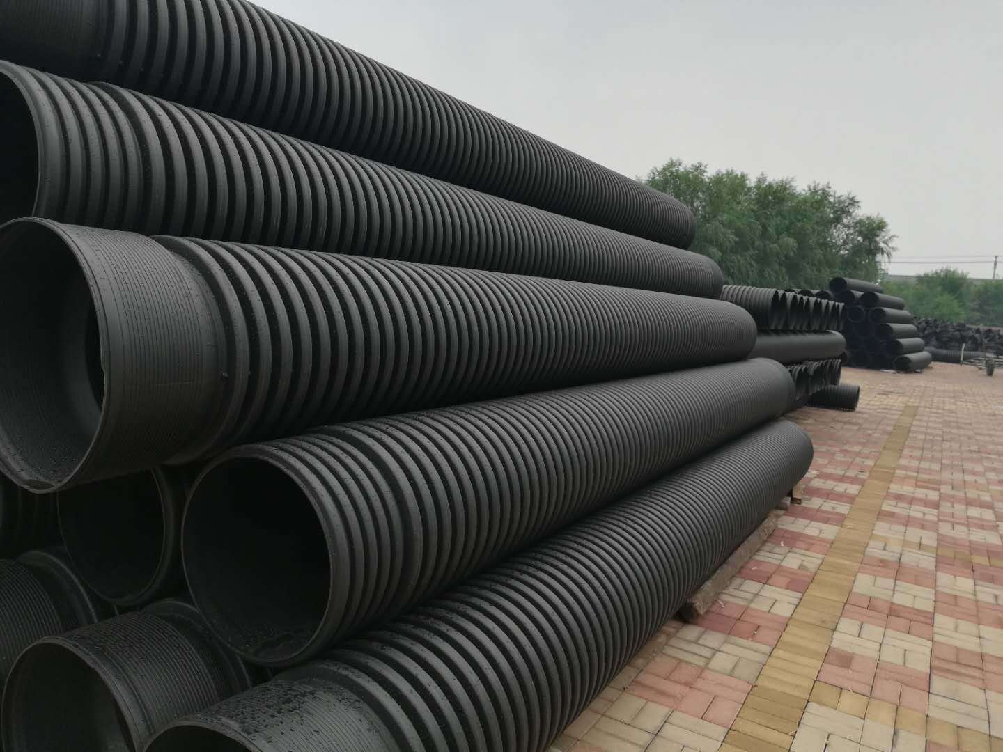 hdpe double wall drainage pipe