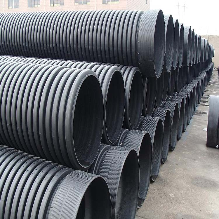 PE Storm Pipe PE double wall corrugated pipe