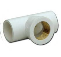 Factory Supply UPVC Pipe Fittings Brass Female Tee