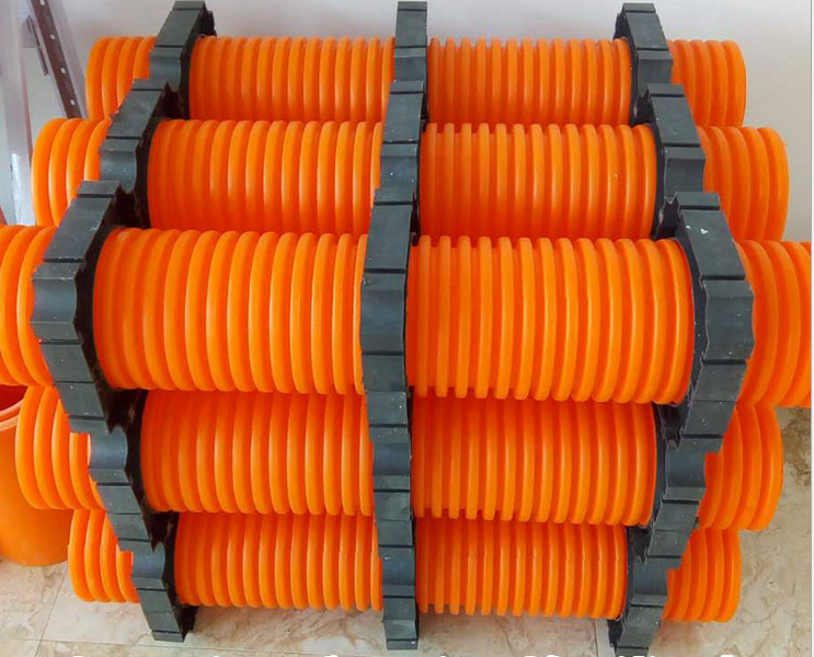 Orange Color MPP corrugated pipe