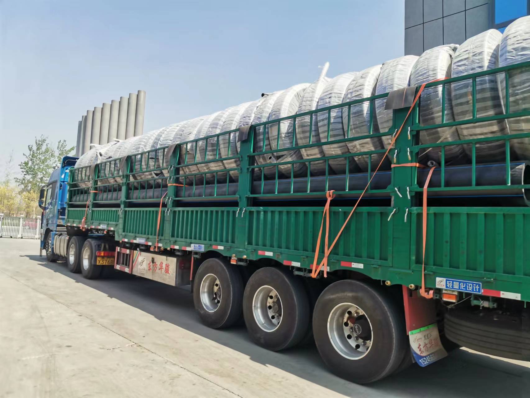 Tubo in HDPE 10 camion esportano Mogolia