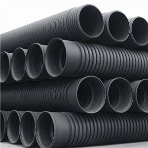 Pipa bergelombang dinding ganda HDPE untuk drainase dan saluran pembuangan