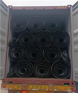 Tubo sotterraneo in PE a doppia parete Spedizione in Canada