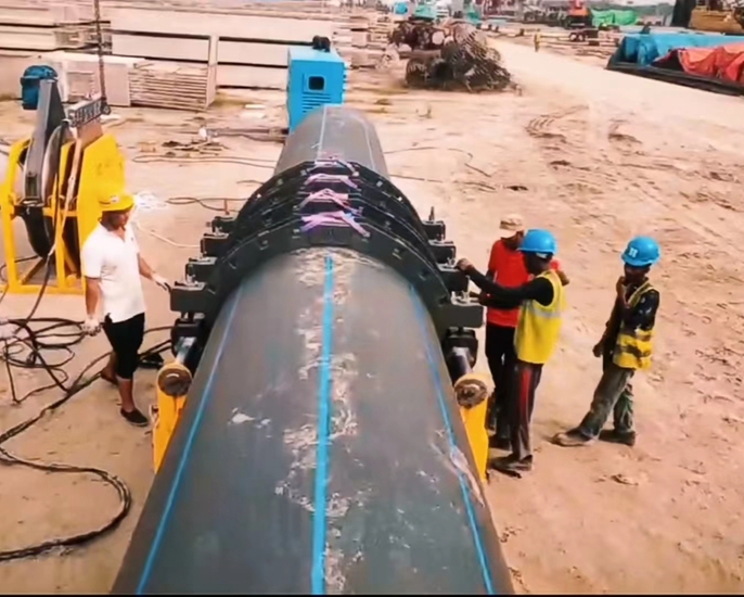 HDPE Pipe Installed in Bangladesh