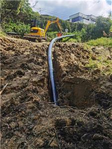 Tuyau en PEHD pour un projet d'approvisionnement en eau en Nouvelle-Zélande