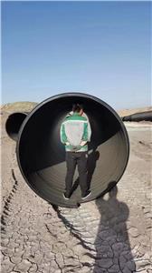 Jingtong sostiene progetti di drenaggio all'estero ed esporta tubi rinforzati con nastri di acciaio.