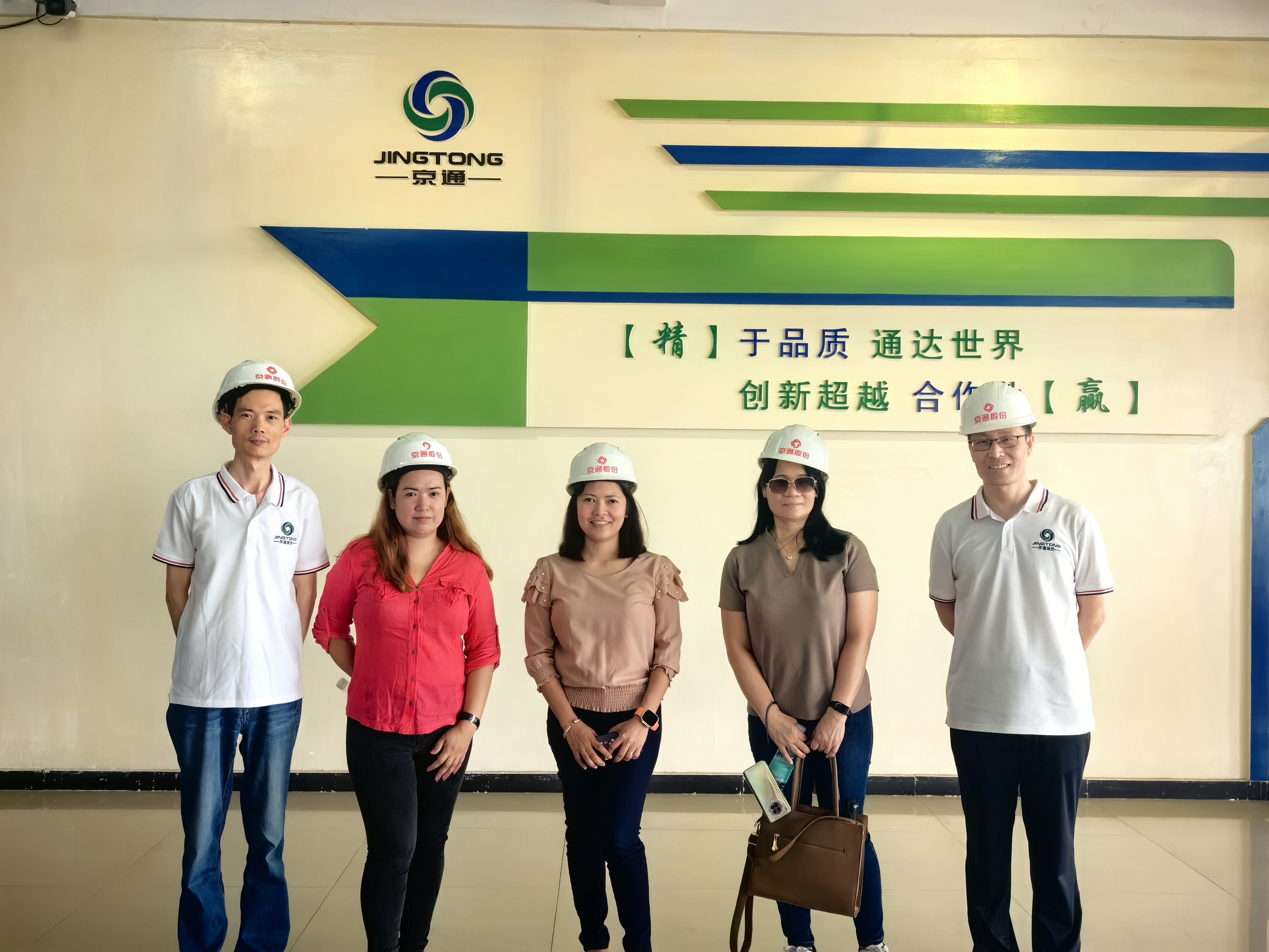 Filipino clients visiting our factory