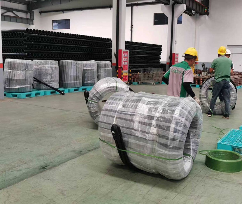 Tubería de PE para geotermia para el mercado de Mongolia