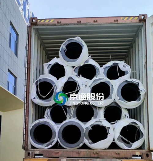 Ống HDPE 500mm có mặt bích được vận chuyển đến Philippines