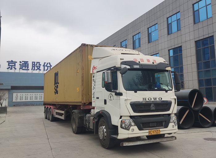 Ống HDPE được vận chuyển đến Mauritania