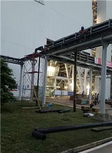 Tubo SRPE utilizzato nel progetto dell'impianto chimico in Mongolia