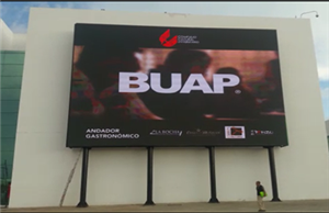P10mm outdoor SMD3535 LED screen in Mexico City, Mexico