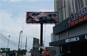 P16mm outdoor double sided full color LED display in Panama