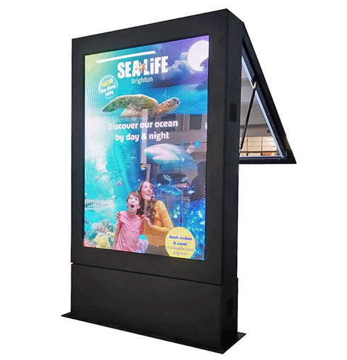 Outdoor double side LED poster