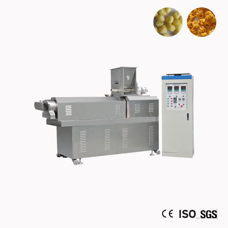 Puffed 3D Snack Pellets Food Machine Extruder