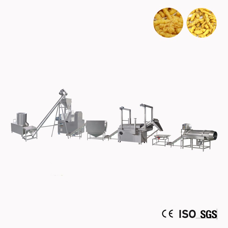 Puff production line snack machine,puff production line snack machine sales,cheap puff production line snack machine