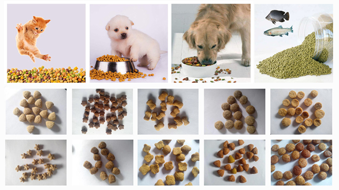 Pet dog feed processing machine