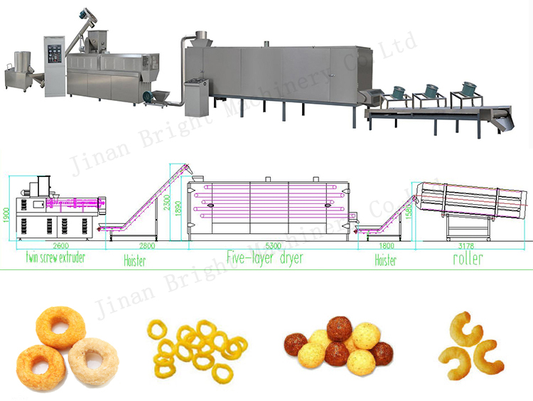puffed food production line