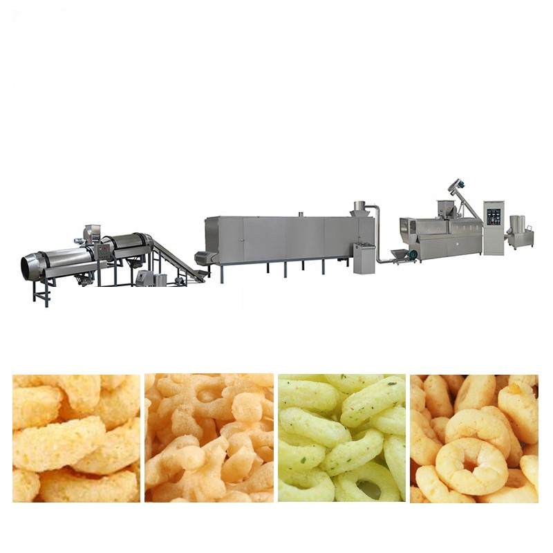indian customer buys puffed food production line
